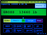 bright color display